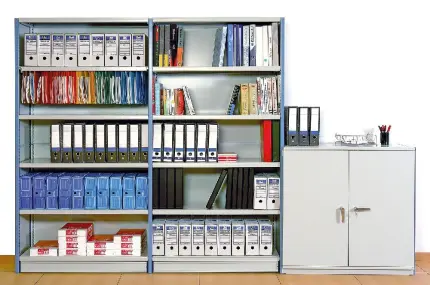 Industrial shelving system for organized warehouse storage in UAE